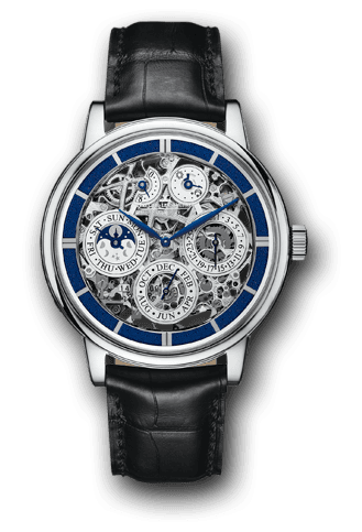 Jaeger-LeCoultre Master Grande Tradition Quantième Perpétuel 8 Jours SQ White Gold / Blue