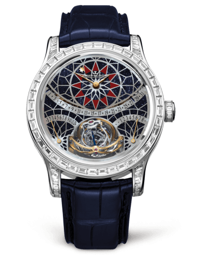 Jaeger-LeCoultre Master Gyrotourbillon 1 Platinum / Baguette / Aventurine