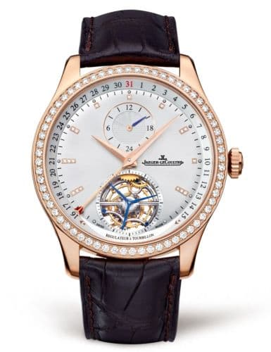 Jaeger-LeCoultre Master Tourbillon Pink Gold / Diamond / Silver / Alligator