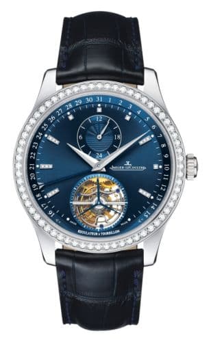 Jaeger-LeCoultre Master Tourbillon White Gold / Diamond / Blue / Alligator
