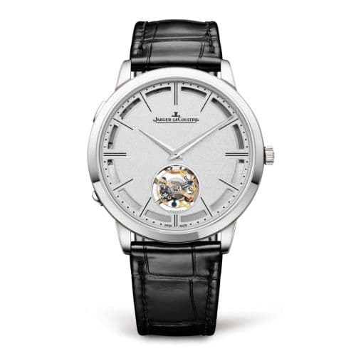 Jaeger-LeCoultre Master Ultra Thin Minute Repeater Flying Tourbillon White Gold / Silver