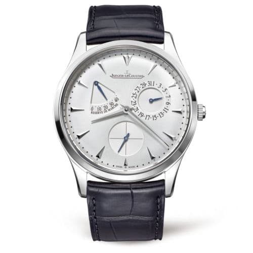 Jaeger-LeCoultre Master Ultra Thin Réserve de Marche Stainless Steel / Silver / Alligator
