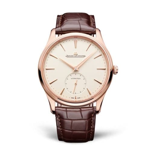Jaeger-LeCoultre Master Ultra Thin Small Seconds Pink Gold / Eggshell / Alligator