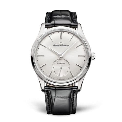 Jaeger-LeCoultre Master Ultra Thin Small Seconds Stainless Steel / Silver / Alligator