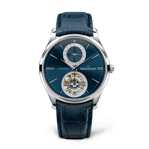 Jaeger-LeCoultre Master Ultra Thin Tourbillon White Gold / Blue Enamel
