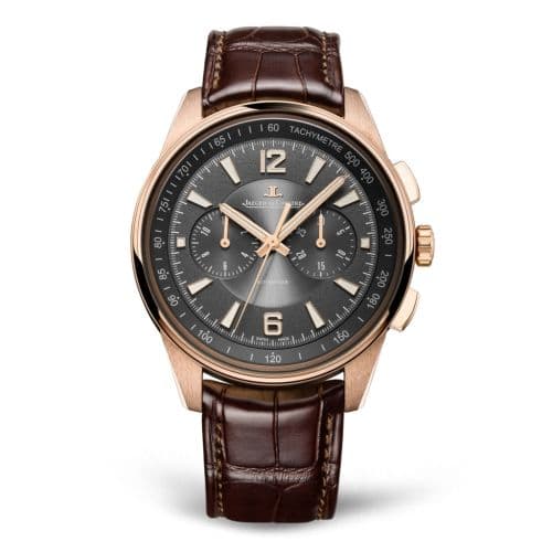 Jaeger-LeCoultre Polaris Chronograph Pink Gold / Grey / Alligator