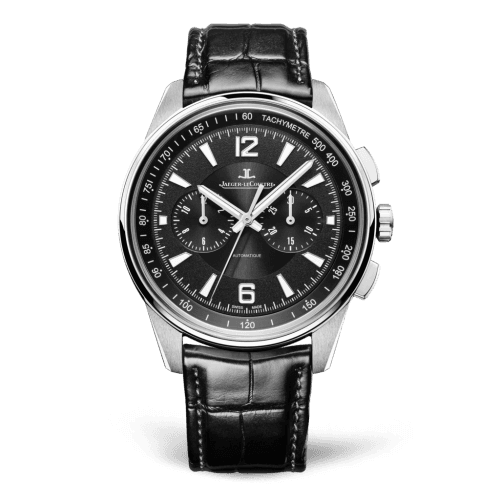 Jaeger-LeCoultre Polaris Chronograph Stainless Steel / Black / Alligator