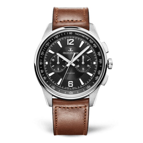 Jaeger-LeCoultre Polaris Chronograph Stainless Steel / Black / Calf