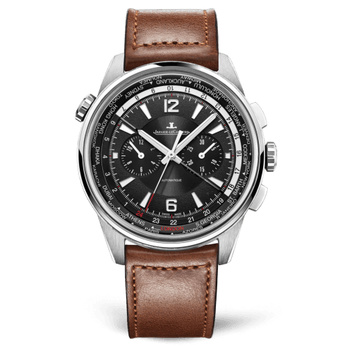 Jaeger-LeCoultre Polaris Chronograph WT Titanium / Black / Calf