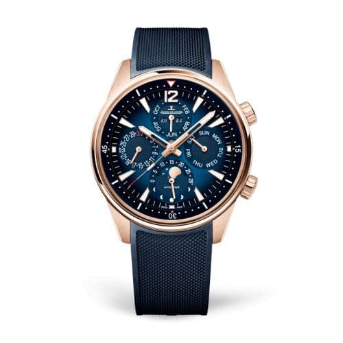 Jaeger-LeCoultre Polaris Perpetual Calendar Pink Gold / Blue / Two Straps