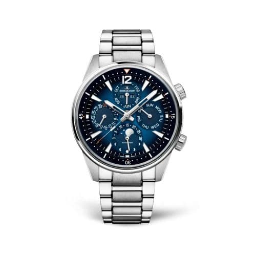 Jaeger-LeCoultre Polaris Perpetual Calendar Stainless Steel / Blue / Bracelet