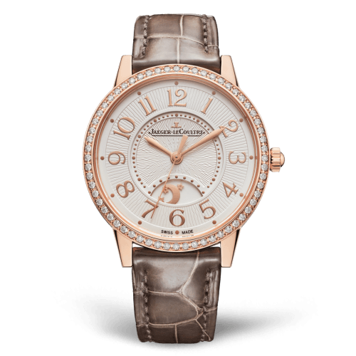 Jaeger-LeCoultre Rendez-Vous Night & Day Medium Pink Gold - Diamond / Silver