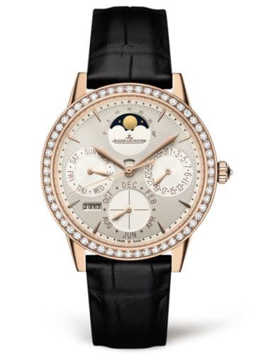 Jaeger-LeCoultre Rendez-Vous Perpetual Calendar Pink Gold / Silver / Alligator