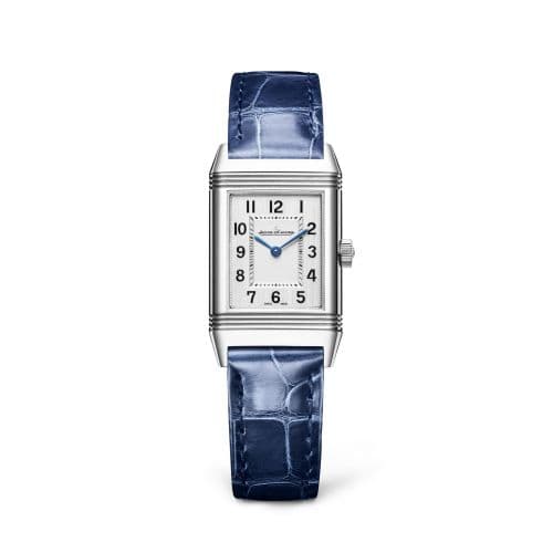 Jaeger-LeCoultre Reverso Classic Small Quartz Stainless Steel / Silver / Alligator