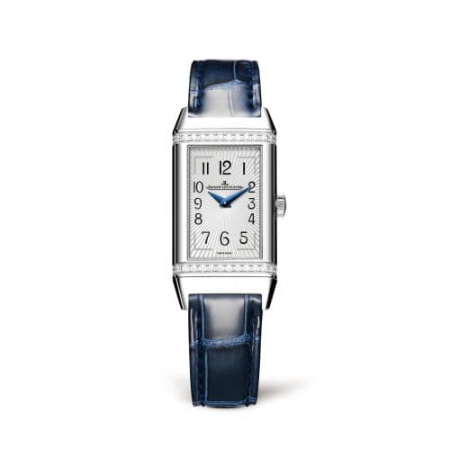 Jaeger-LeCoultre Reverso One Monoface Stainless Steel / Diamond / White / Alligator