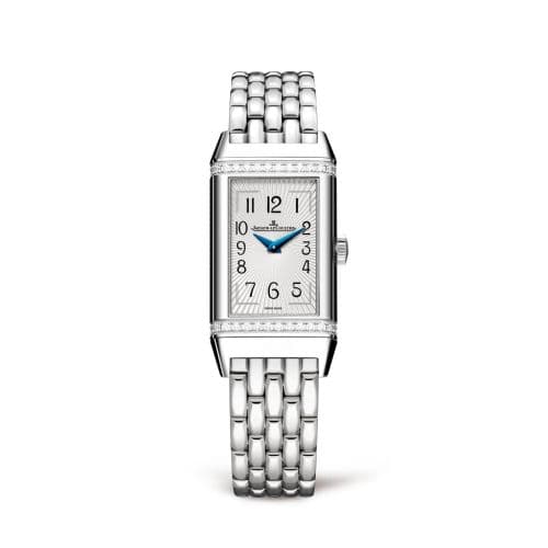 Jaeger-LeCoultre Reverso One Stainless Steel / Diamond / White / Bracelet