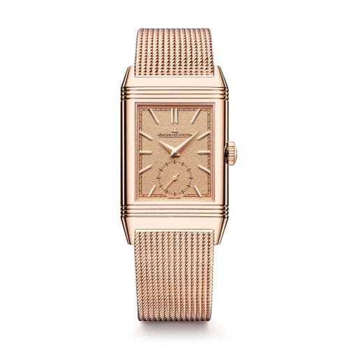 Jaeger-LeCoultre Reverso Tribute Monoface Small Seconds Pink Gold / Pink / Mesh
