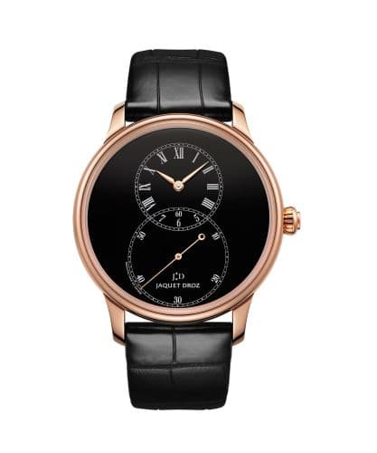 Jaquet Droz Grande Seconde 39 Black Enamel / Red Gold