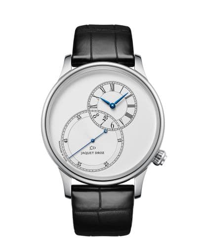 Jaquet Droz Grande Seconde 43 Decentree Silver / Stainless Steel