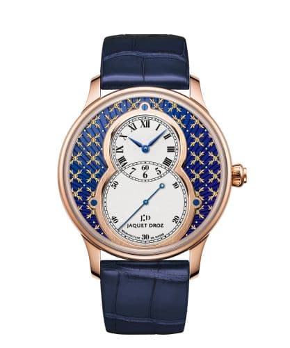 Jaquet Droz Grande Seconde 43 Paillonnée Blue / Red Gold