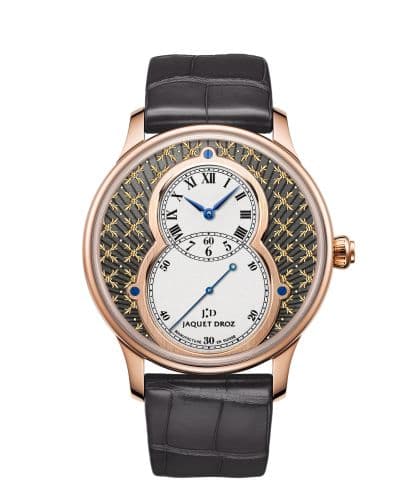 Jaquet Droz Grande Seconde 43 Paillonnée Grey / Red Gold