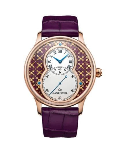 Jaquet Droz Grande Seconde 43 Paillonnée Violet / Red Gold