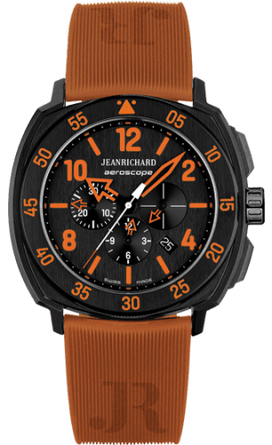 JeanRichard Aeroscope Titanium / DLC / Orange