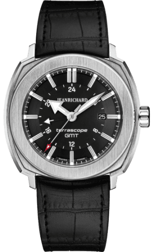 JeanRichard Terrascope GMT Stainless Steel / Black