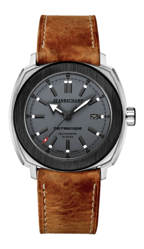 JeanRichard Terrascope Stainless Steel / DLC / Grey