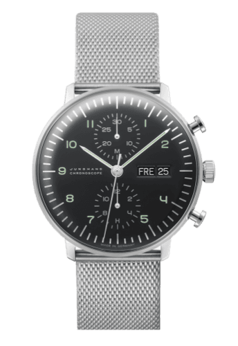 Junghans Max Bill Chronoscope Black Day / Date Bracelet