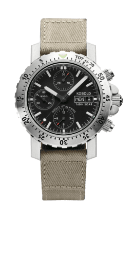 Kobold Phantom Chronograph Night Stalkers Edition Stainless Steel / Black