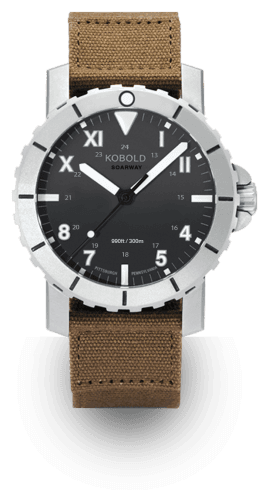 Kobold Soarway 44 Stainless Steel / Black