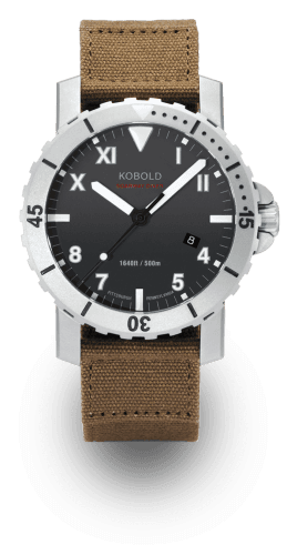 Kobold Soarway Diver Stainless Steel / Black