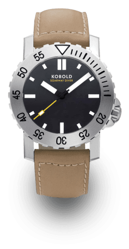Kobold Soarway Large Diver Stainless Steel / Black