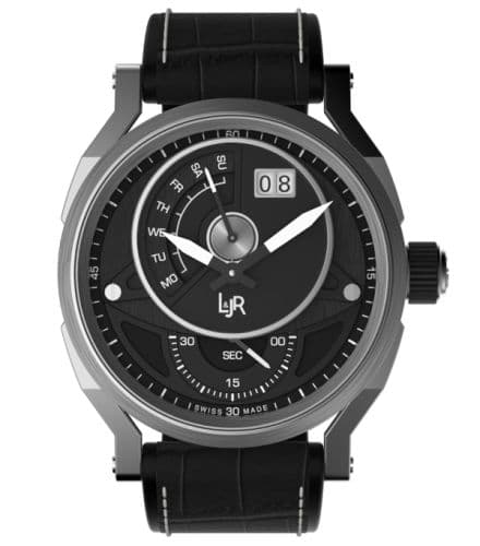 L & Jr Step One Day & Date Stainless Steel / Black