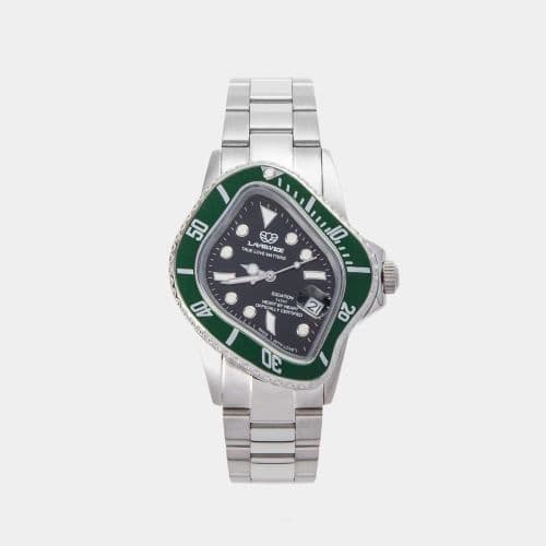 Laarvee Crashed Submariner Stainless Steel - Green / Black