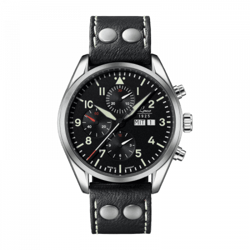 Laco Chronographs Monte Carlo / Stainless Steel / Black