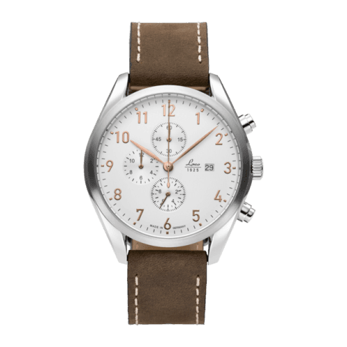 Laco Chronographs Montreal / Stainless Steel / Silver