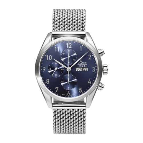 Laco Chronographs Phoenix / Stainless Steel / Blue