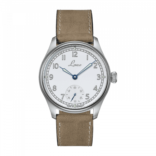 Laco Navy Watch Cuxhaven / Stainless Steel / White