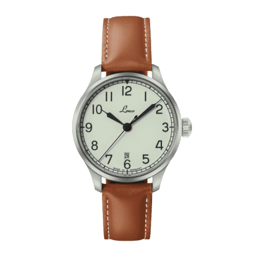 Laco Navy Watch Valencia / Stainless Steel / White