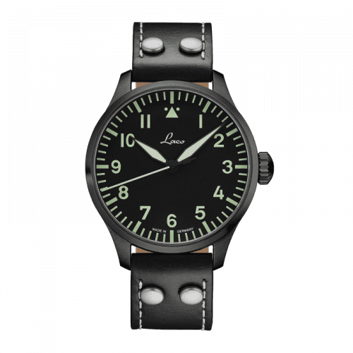 Laco Pilot Watch Basic Altenburg Stainless Steel / Black