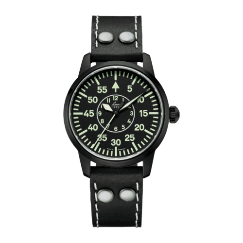 Laco Pilot Watch Basic Birmingham Stainless Steel / Black