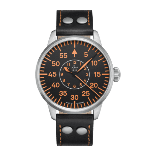 Laco Pilot Watch Basic Palermo Stainless Steel / Black