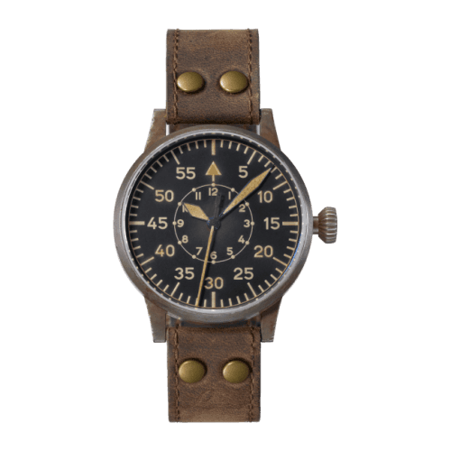 Laco Pilot Watch Original Dortmund Erbstück Stainless Steel / Black