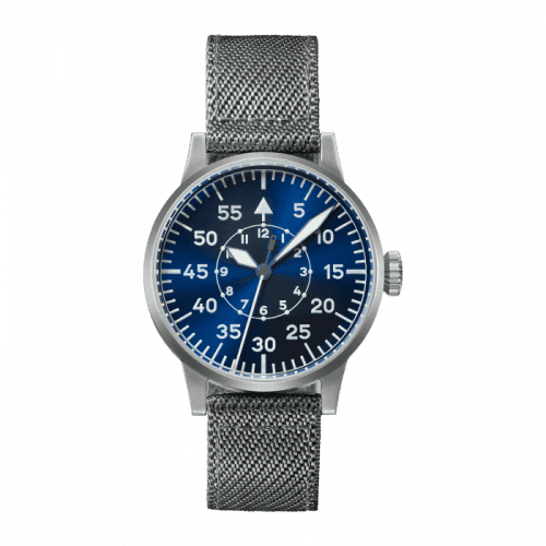 Laco Pilot Watch Original Leipzig Blaue Stunde Stainless Steel / Blue