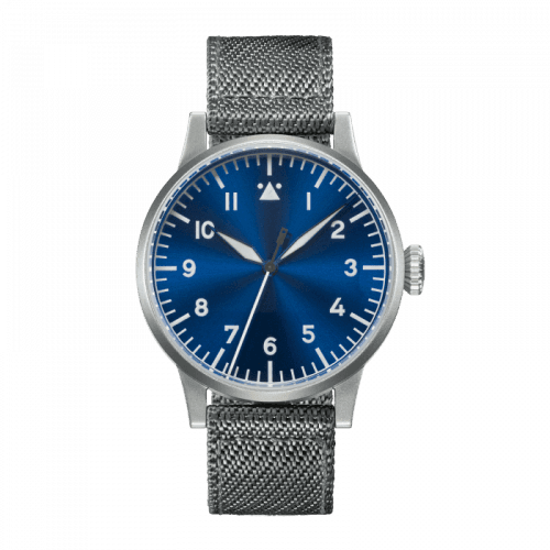 Laco Pilot Watch Original Münster Blaue Stunde Stainless Steel / Blue