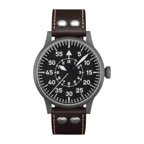 Laco Pilot Watch Original Paderborn Stainless Steel / Black