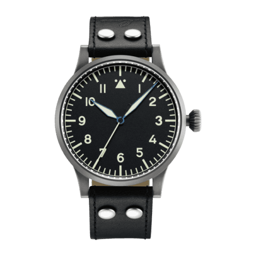 Laco Pilot Watch Original Replica 55 Stainless Steel / Black