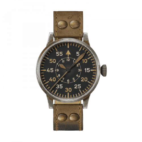 Laco Pilot Watch Original Speyer Erbstück Stainless Steel / Black